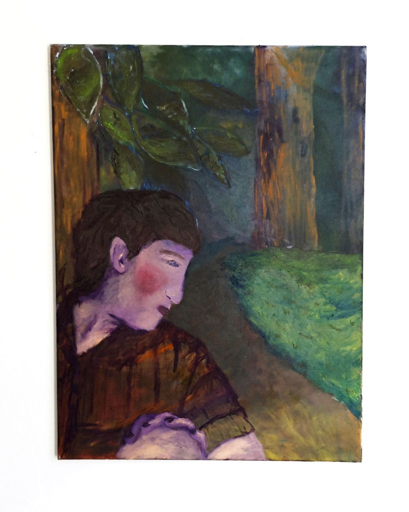 In den Wald Liebster 60x80 oil canvas 2025 Stefan Pfattner